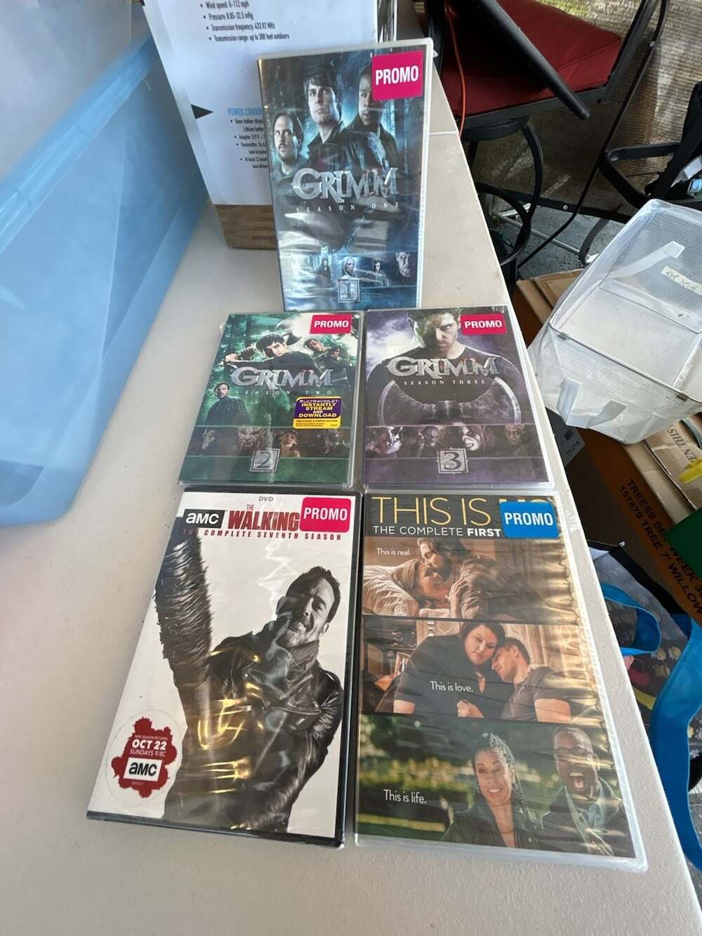 Grimm Season One Two Three Walking Dead Season 7 This Is Us Season 1 DVD